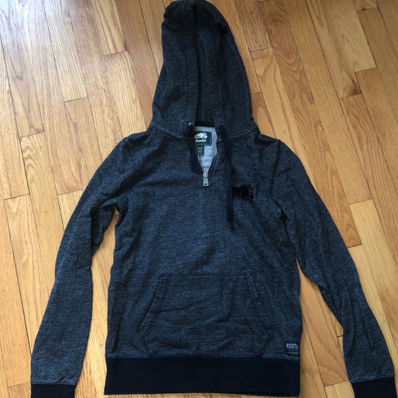 Roots Tops - Roots hooded quarter zip